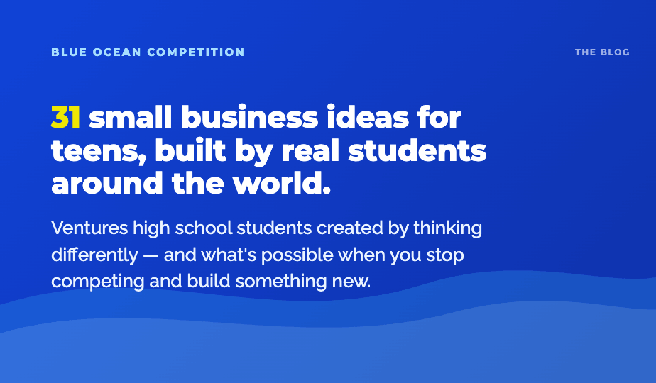 small business ideas for teens